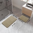 thumbnail image 2 of Juego de alfombras de baño Yimobra Memory Foam, 2 piezas, 44 x 63+80 x 50 cm, 2 of 6