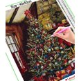 thumbnail image 3 of HOMFUN-Bordado de diamantes completo "Árbol de Navidad", pintura de diamantes, patrones de punto de cruz, diamantes de imitación sin terminar, decoración del hogar, 3 of 4