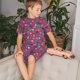 thumbnail image 4 of Balery Summer Flamingo Conjunto de Pijama Infantil de Manga Corta con Estampado – Ropa de Dormir de Algodón Suave-Small, 4 of 6