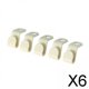 thumbnail image 1 of 6x 5x Conector de suspensión de ropa Organizador de ahorro de espacio Durable para armario Percha Extensor Clips para corbatas Abrigos Vestidos Sombre 6 piezas, 1 of 10