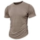 thumbnail image 3 of pstuiky camisetas de hombre, Camisas casuales de moda para hombre, cuello redondo liso, tipo pulóver, cortas camisas casuales para hombre xxl, 3 of 6