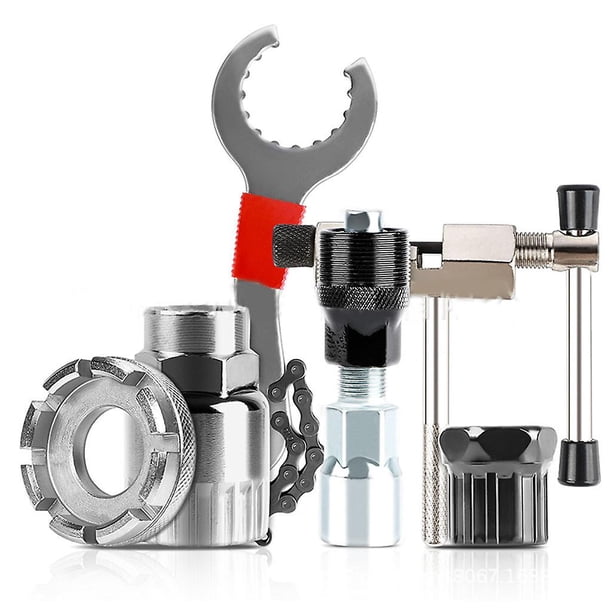 Kit de herramientas de reparación de bicicletas YONGSHENG Plata Negro Rojo