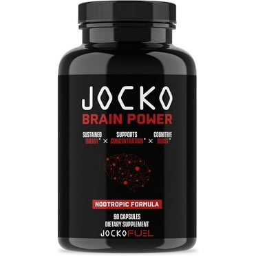 Jocko Fuel Brain Power Brain Supplements for Memory & Focus, Nootropic Supplement, 30 Servings
