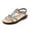 GREY, variant on Women's Comfort Dressy Rhinestone Summer Beach Sandals Slip-on Flat Walking Orthopedic Sandals with Elastica Back Strap