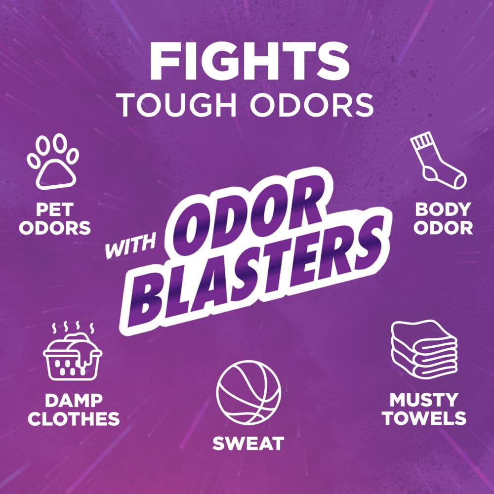 ARM & HAMMER Plus OxiClean Odor Blasters Fresh Burst, Liquid Laundry Detergent, 128 Loads