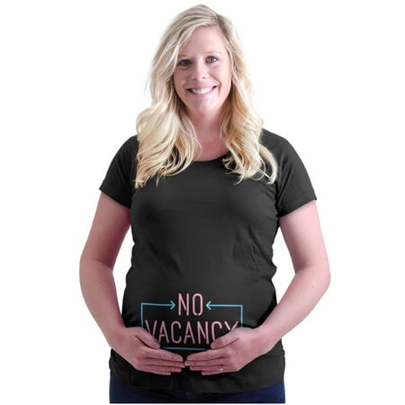 

No Vacancy Hilarious Baby Bump Women s Maternity T Shirt Tee Brisco Brands S