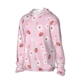 thumbnail image 2 of Kdxio Hand Drawn Strawberry Print Women Men Sun Protection UPF 50+ Jackets Zip Up Long Sleeve Hoodie Hiking Lightweight with Pockets, 2 of 8