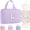 Purple, variant on Travel Hanging Toiletry Bag & Makeup Bag, Personalized Initial Toiletry Pouch, Birthday Gifts for Women Teen Girls, Cruise Essentials, Purple a