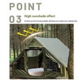 thumbnail image 4 of PAKICETUS Blow Up Inflatable Tent with Stove Jack, Large Waterproof Air Tent for Camping, 4 of 7