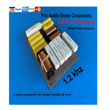 2 way 1.2Khz Crossover for JBL speakers(same frequency)single woofer & horn#48
