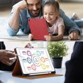 thumbnail image 5 of Flip Case for Apple iPad 6th 5th Gen 9.7"/ iPad Air 1 2, with Pencil Holder Smart Cover Auto Sleep Wake Protective Documents Pocket Stand Snap Closure Case for iPad 6th 5th Gen 2018/2017, Red, 5 of 8