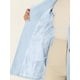 thumbnail image 5 of Inspire Chic Abrigo Trench de Mujer con Cuello Caído, de Un Solo Botón, Largo y con Cinturón, Talla L, Azul Claro, 5 of 7