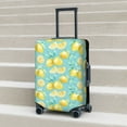 thumbnail image 2 of Lsque Yellow Lemon Printed Luggage Cover, Travel Luggage Protector,Scratch and Dirt Resistant, Fits 18-32 Inch Luggage - X-Large, 2 of 9