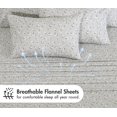 thumbnail image 3 of RUVANTI Flannel Sheets Twin XL Size 3 Pcs - 100% Cotton Double Brushed Bed Sheets, Deep Pockets 16 Inches, All Seasons Breathable, Extra Soft & Comfy Twin XL Sheet Sets, Weeping Willow, 3 of 6