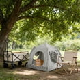 thumbnail image 1 of Pet Tent for Summer with Mosquito-Proof Mesh, Breathable Fabric & Portable Foldable Design, Suitable for Indoor Outdoor Cats, 15x15in by MPOISVA, 1 of 5