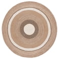 thumbnail image 2 of Safavieh Natural Fiber Denica Bordered Area Rug, Natural/Gray, 5' x 5' Round, 2 of 7