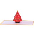 thumbnail image 1 of Árbol de Navidad festivo Pop Up tarjeta 5 "x 7" con sobre 3d tarjetas de felicitación Feliz Sencillez, 1 of 5