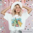 thumbnail image 5 of Christmas With Pooh Bear and Friends T-Shirt, Heartwarming Holiday Tee, 5 of 5