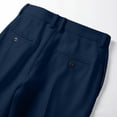 thumbnail image 6 of SAWOBUUN Men's Pleated Dress Pants Straight Leg High Drape Business Casual Suit Trousers with Pockets, 6 of 6