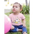 thumbnail image 2 of Cute Panda In Floral Wreath T-Shirt Infant -Image by Shutterstock,  18 Months, 2 of 4