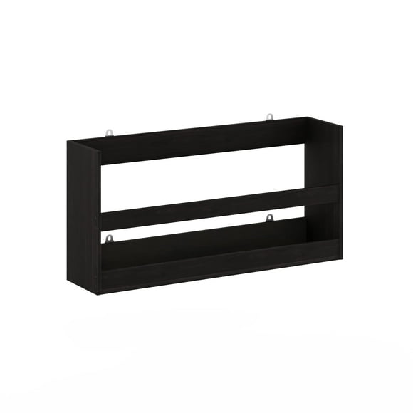 Estante de almacenamiento para montaje en pared Furinno Hermite Espresso