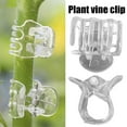 thumbnail image 2 of 50Pcs Plant Support Clips,Plant Orchid Clips Flowers Clear Fixer for Garden Vine Plants Climbing Clasp Perfect Supporting Vines, And Stems,Pepper Plants,Tomato, 2 of 9