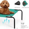 thumbnail image 3 of QUTETN Elevated Dog Cat Bed Small Riased Dog Cot Indoor Outdoor Cooling Dog Cat Bed Portable Pet Cot for Small Dogs Cats Puppy, 3 of 4