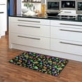 thumbnail image 5 of SKYSONIC Bright Fantastic Mushrooms Kitchen Mats Washable Long Floor Runner Rug Non-Slip Fatigue Area Rugs Rainbow Absorbent Doormat Cushioned for Farmhouse Home Bath Indoor Outdoor Decor 39x20 in, 5 of 7