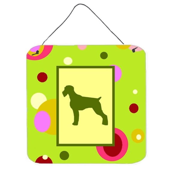 German Wirehaired Pointer Aluminium Metal Wall Or Door Hanging Prints