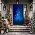 thumbnail image 3 of Darzheoy Christmas Door Curtain with Snowman and Santa Print Hanging Cloth Decor for Indoor Party Background, 3 of 6