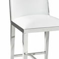 thumbnail image 3 of Home Gear Wells Faux Leather Counter Stool in White, 3 of 3