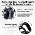 thumbnail image 2 of Pro Ears Pro Tac Plus Gold Ear Muffs, Military Grade Electronic Hearing Protection & Amplification, NRR 26, DLSC compression, shooting, hunting, various uses, up to 250 hours battery life, Made in USA, 2 of 5