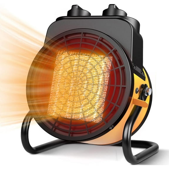 Ecotronic 1500W Electric 5000Btu Greenhouse Heat blower fan, 3-Speed Adjustable for up to 200 sq ft,