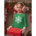 thumbnail image 2 of Tstars Boys' Christmas Snowflake Long Sleeve Shirt - Festive Holiday Gift for Kids, 2 of 6