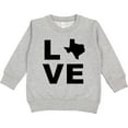 thumbnail image 2 of Inktastic Love Texas Toddler Sweatshirt, 2 of 4