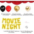 thumbnail image 5 of Joymemo Movie Themed Party Decorations Kit with Balloons, Gold (80 Count), 5 of 6