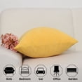 thumbnail image 2 of Unique Bargains Soft Corduroy Corn Striped Decorative Throw Pillow Cover, 2 of 9