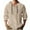 Mens Clothing Khaki, variant on Mens Big and Tall Linen Blouses, Long Sleeve Shirts for Men Fall Casual Vintage Solid Color Drawstring Button Up Hoodies with Pockets
