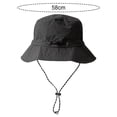 thumbnail image 2 of Sombrero de pescador plegable de ala ancha, gorra de verano con cordón, para pesca y viajes a la playa, 2 of 5