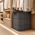 thumbnail image 4 of Fmbmuo Storage Bags For Moving Extra Large , Reusable Storage Bins With Lids Cube Storage Organizer For Quilts Bedding Clothes, 4 of 7