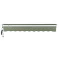 thumbnail image 3 of Awntech 12 Ft Maui Left Motorized Heavy Duty Patio Retractable Awning (144in x 9.25in x 120in), Sage, 3 of 6