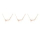 thumbnail image 4 of Collar de amistad sweethay Retro inglés con cadena encanto DIY oro rosa Type1 NO1, 4 of 6