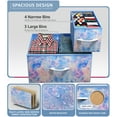 thumbnail image 3 of Sorbus Classic 7 Drawer Dresser for Kids Bedroom, Tie-Dye Blue, 3 of 7