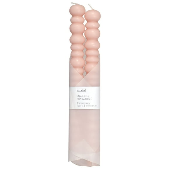 Art Wick 8.8oz Fashion Tapers bundle- Pink