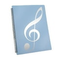 thumbnail image 2 of Dossier de Partition Musicale Flexible 40 Pages Piano Clip de Livre de Musique Feuille de Notes Feuilles de Papier de Piano Partition Musicale Nouveau, 2 of 9