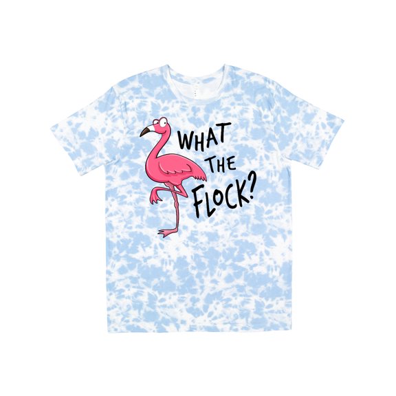 Inktastic What the Flock? Funny Flamingo T-Shirt