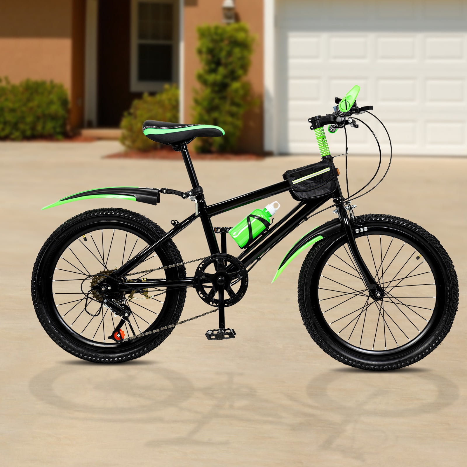 20" Mountain Bike w/Double Disc Brake 7-Speed City Bike