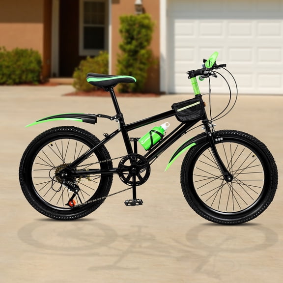 20" 7-Speed City Bike Mountain Bike w/Double Disc Brake