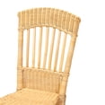 thumbnail image 6 of bali & pari Barito Rattan BOHO Dining Chair, Natural Brown, 6 of 10