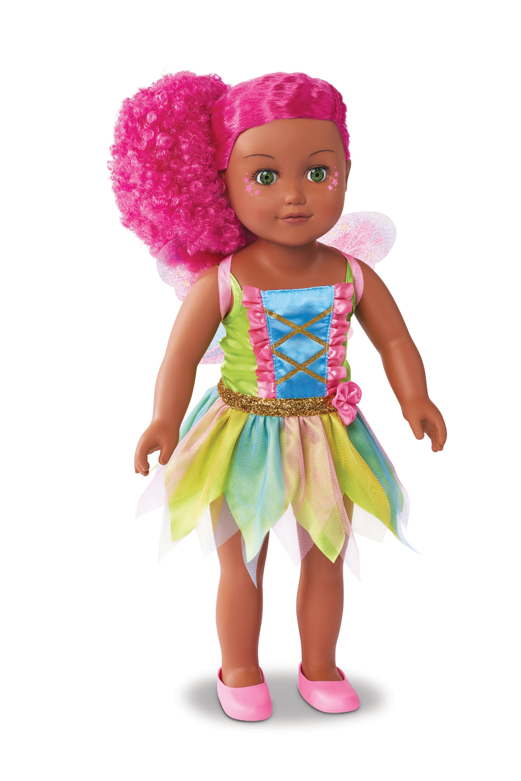 My Life As Elora Posable 18 inch Doll, Pink Hair, Green Eyes  (图3)